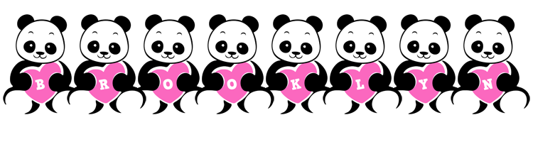Brooklyn love-panda logo