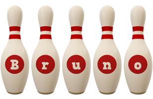 Bruno bowling-pin logo