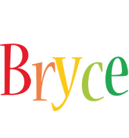 Bryce birthday logo