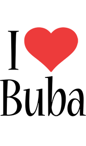 Buba i-love logo