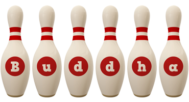 Buddha bowling-pin logo