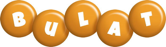 Bulat candy-orange logo