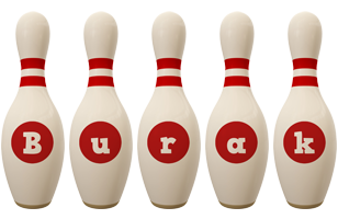 Burak bowling-pin logo