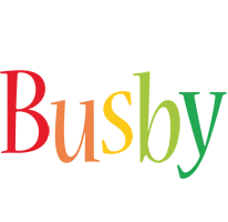 Busby birthday logo