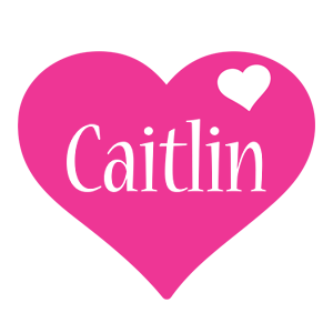 Caitlin love-heart logo