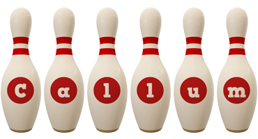 Callum bowling-pin logo
