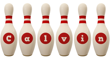 Calvin bowling-pin logo