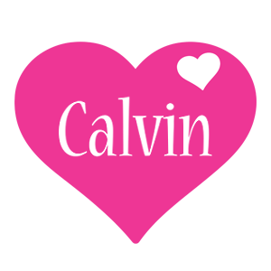 Calvin love-heart logo