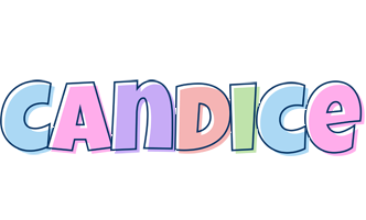 candice logo name pastel textgiraffe