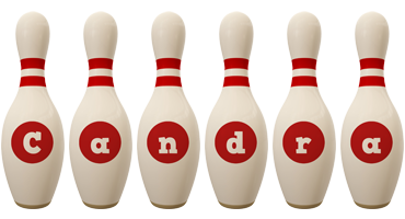 Candra bowling-pin logo