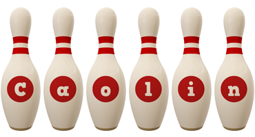 Caolin bowling-pin logo