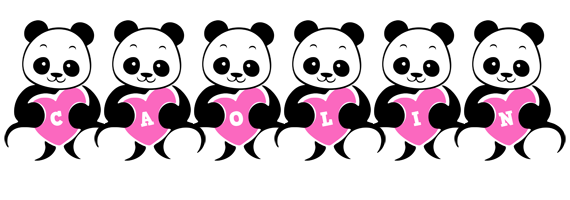 Caolin love-panda logo