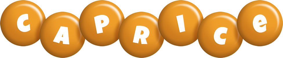 Caprice candy-orange logo