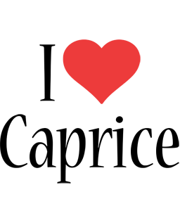 Caprice i-love logo