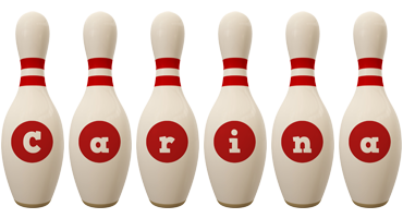Carina bowling-pin logo