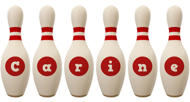 Carine bowling-pin logo