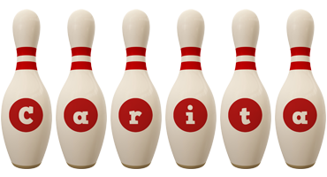Carita bowling-pin logo