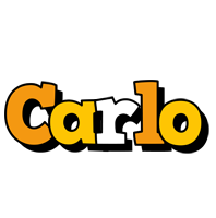 Carlo cartoon logo