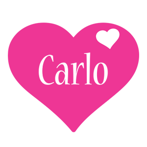 Carlo love-heart logo