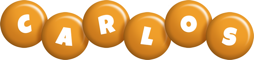 Carlos candy-orange logo