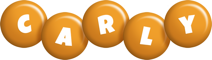 Carly candy-orange logo