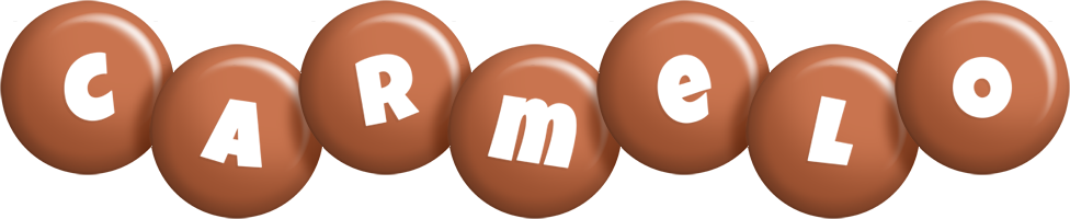 Carmelo candy-brown logo