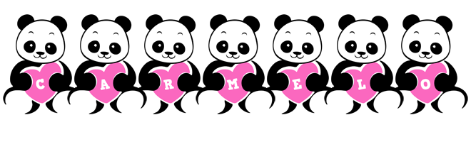 Carmelo love-panda logo