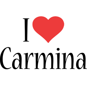Carmina i-love logo