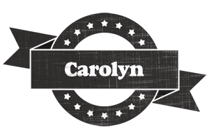 Carolyn grunge logo