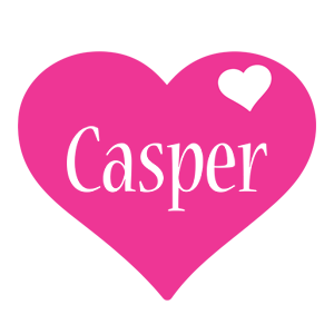 Casper love-heart logo