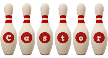 Castor bowling-pin logo