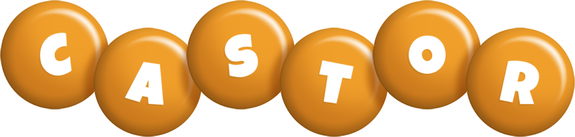 Castor candy-orange logo