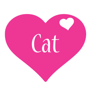Cat love-heart logo