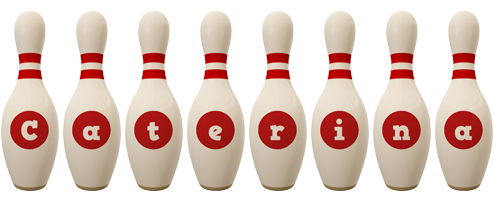 Caterina bowling-pin logo