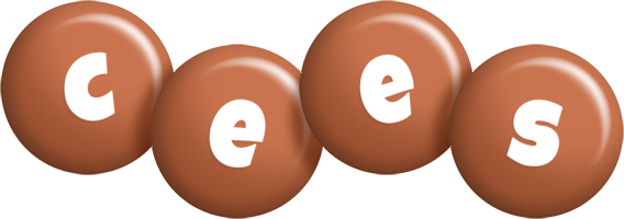 Cees candy-brown logo