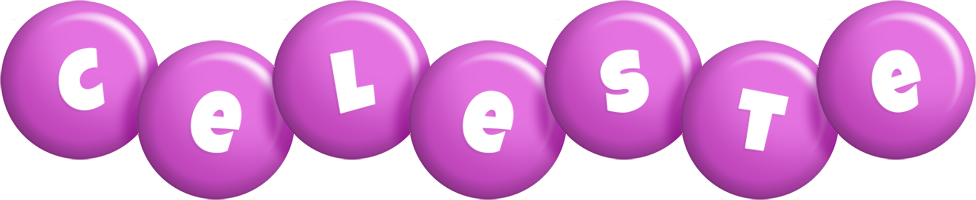 Celeste candy-purple logo