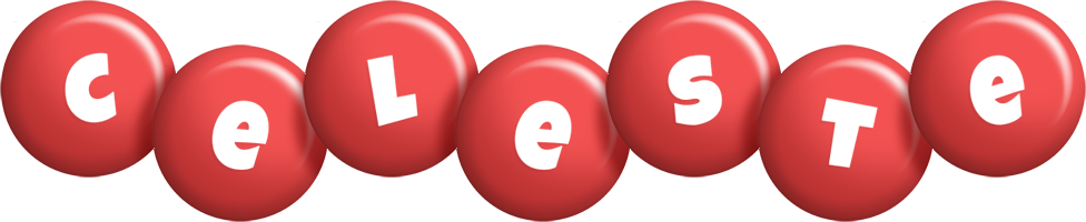Celeste candy-red logo