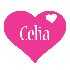 Celia love-heart logo