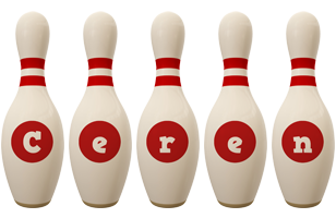 Ceren bowling-pin logo