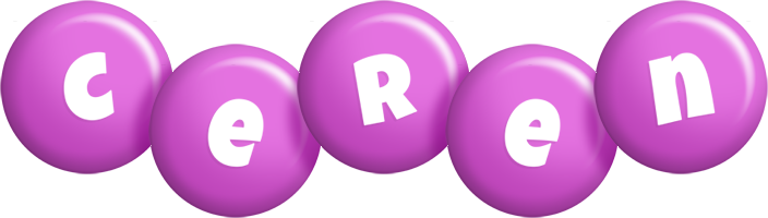 Ceren candy-purple logo