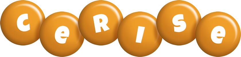 Cerise candy-orange logo