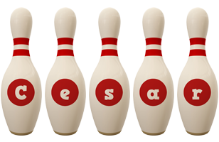 Cesar bowling-pin logo