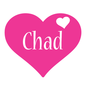 Chad love-heart logo