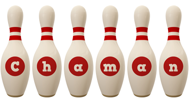 Chaman bowling-pin logo