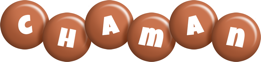 Chaman candy-brown logo