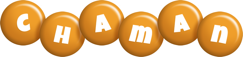 Chaman candy-orange logo