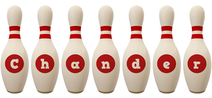 Chander bowling-pin logo