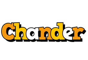 Chander cartoon logo