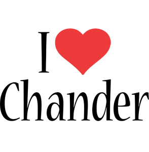 Chander i-love logo