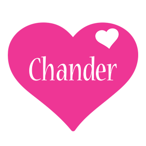 Chander love-heart logo